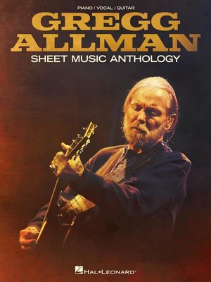 cover image of Gregg Allman Sheet Music Anthology